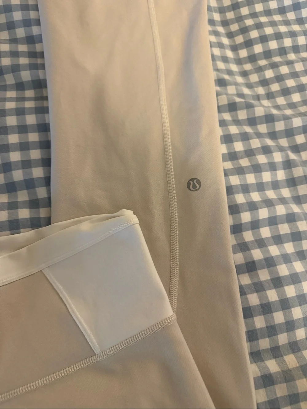 Lululemon Light Beige High-Rise Leggings